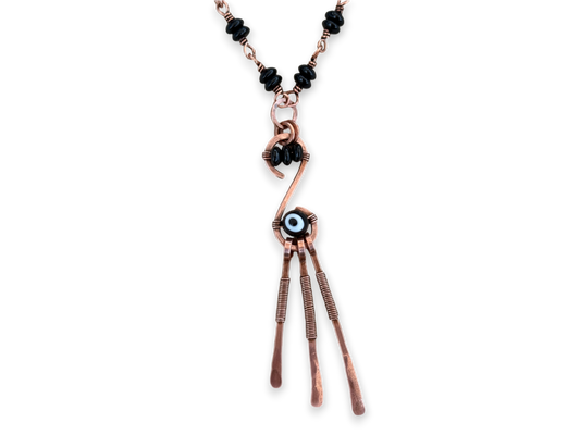 Evil Eye Infinity Pendant Necklace