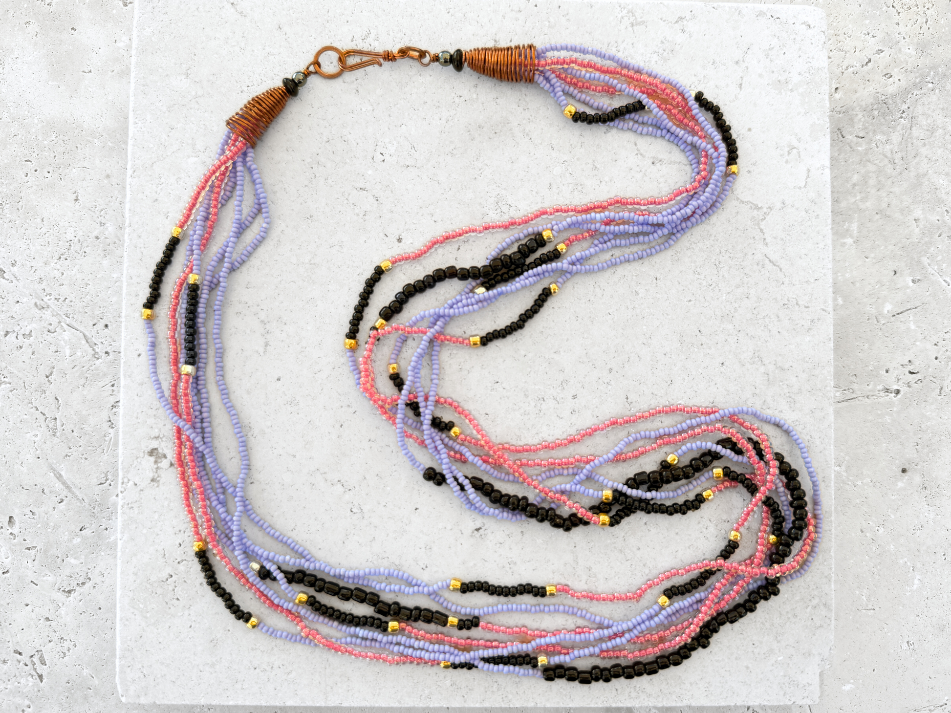 Miami Vice Multi Strand Necklace
