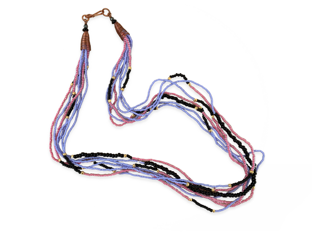 Miami Vice Multi Strand Necklace