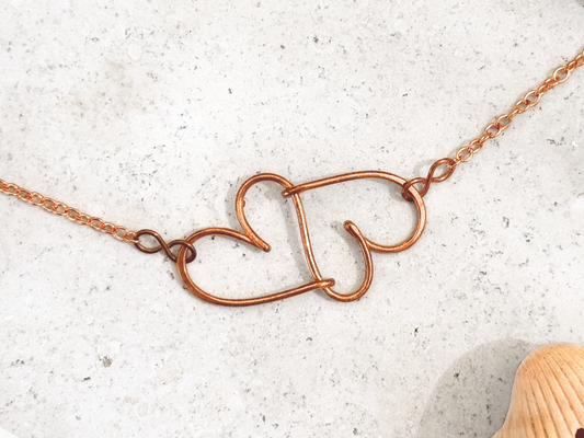 Linked Heart Necklace