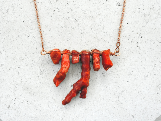 Coral Bar Necklace