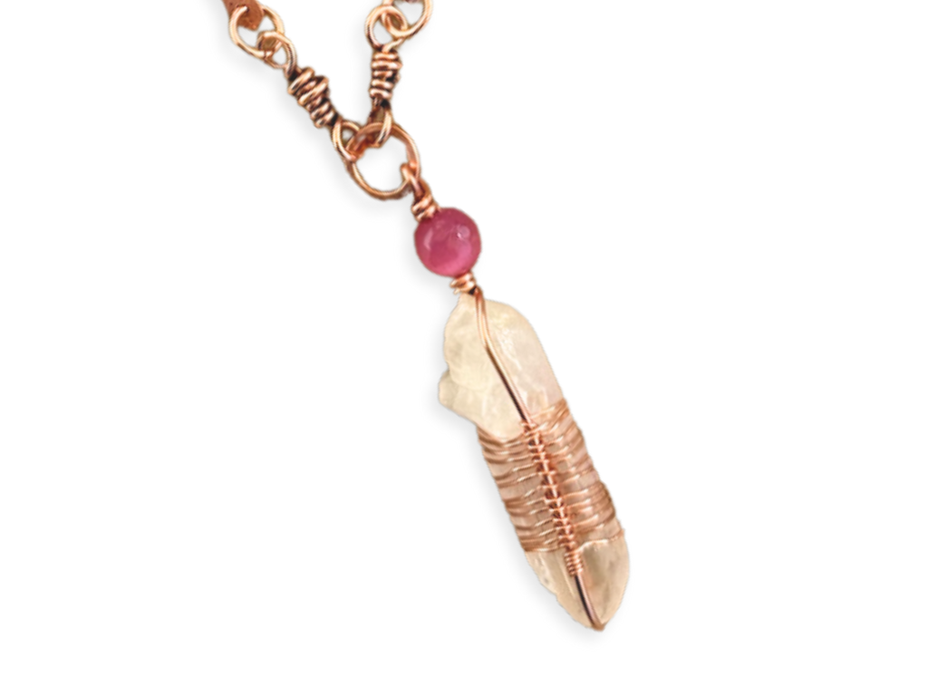 Mermaid Crystal Pendant Necklace