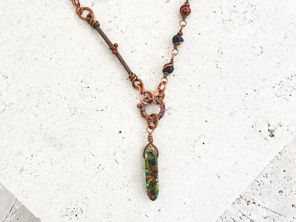 Wetlands Rosary Necklace