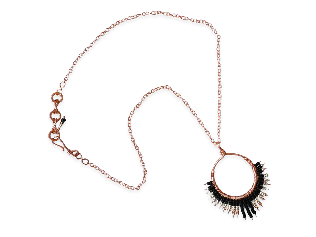 Silverlight Beaded Pendant