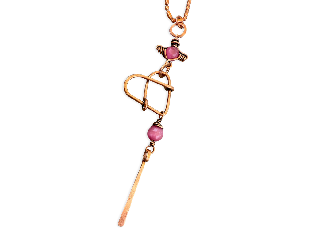 Hanging Heart Pendant Necklace