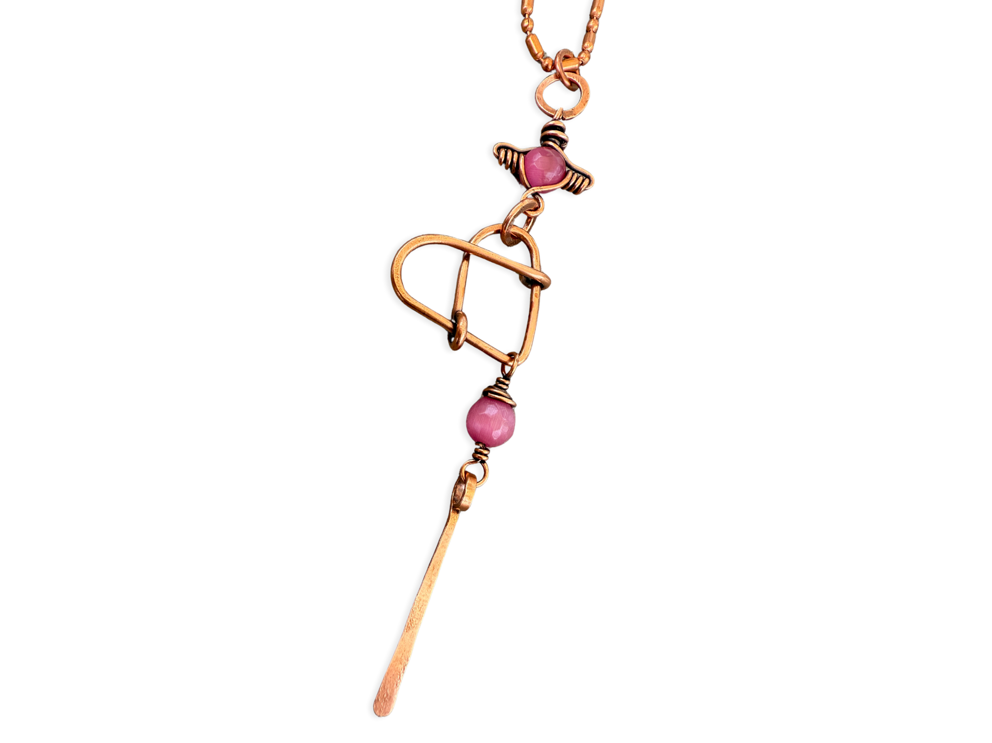 Hanging Heart Pendant Necklace