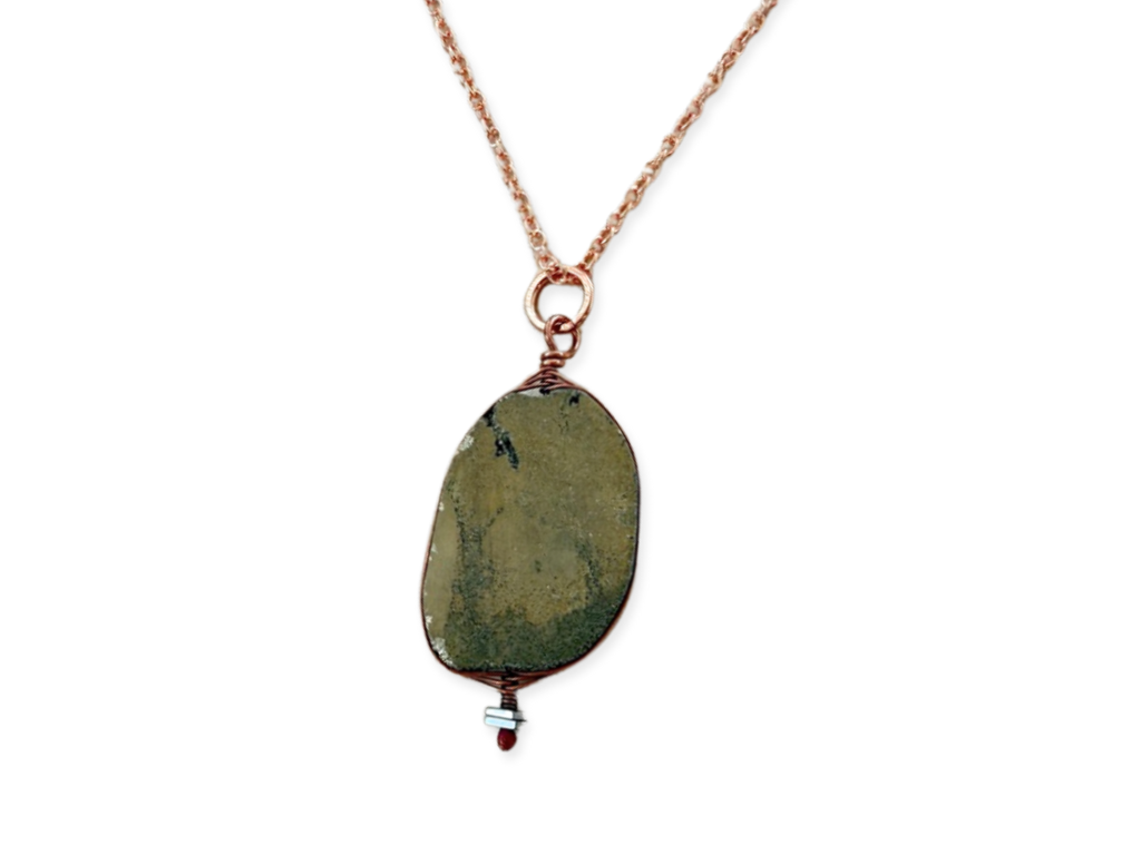 Pyrite Pendant Necklace