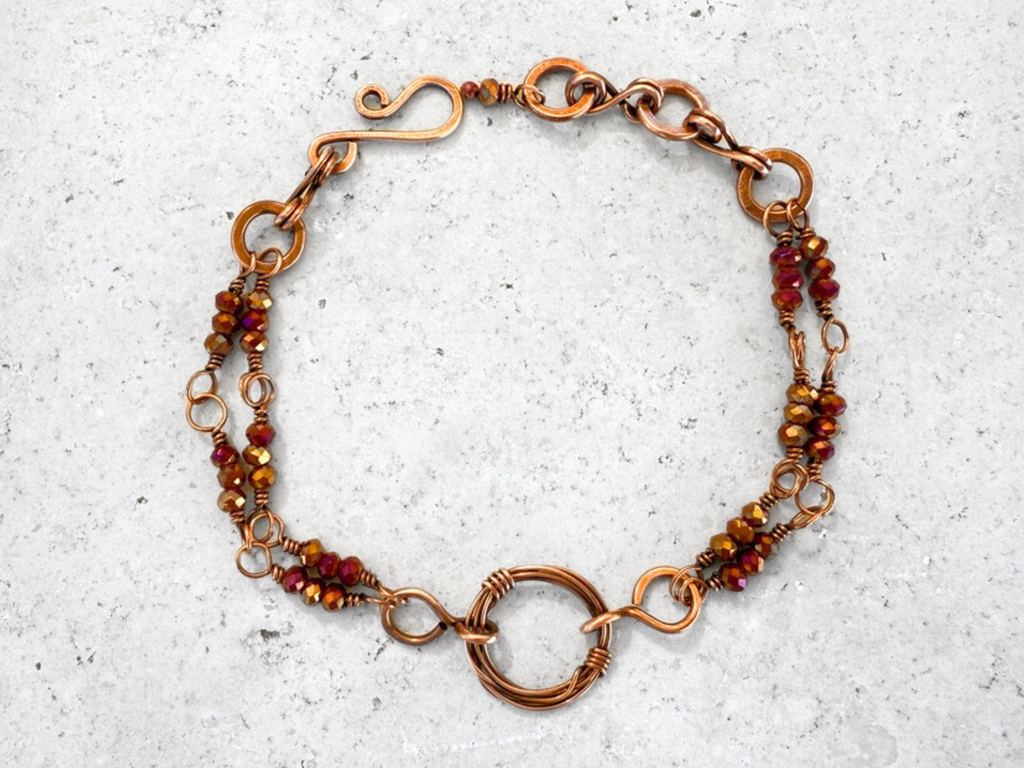 Bromeliad Crystal Bracelet