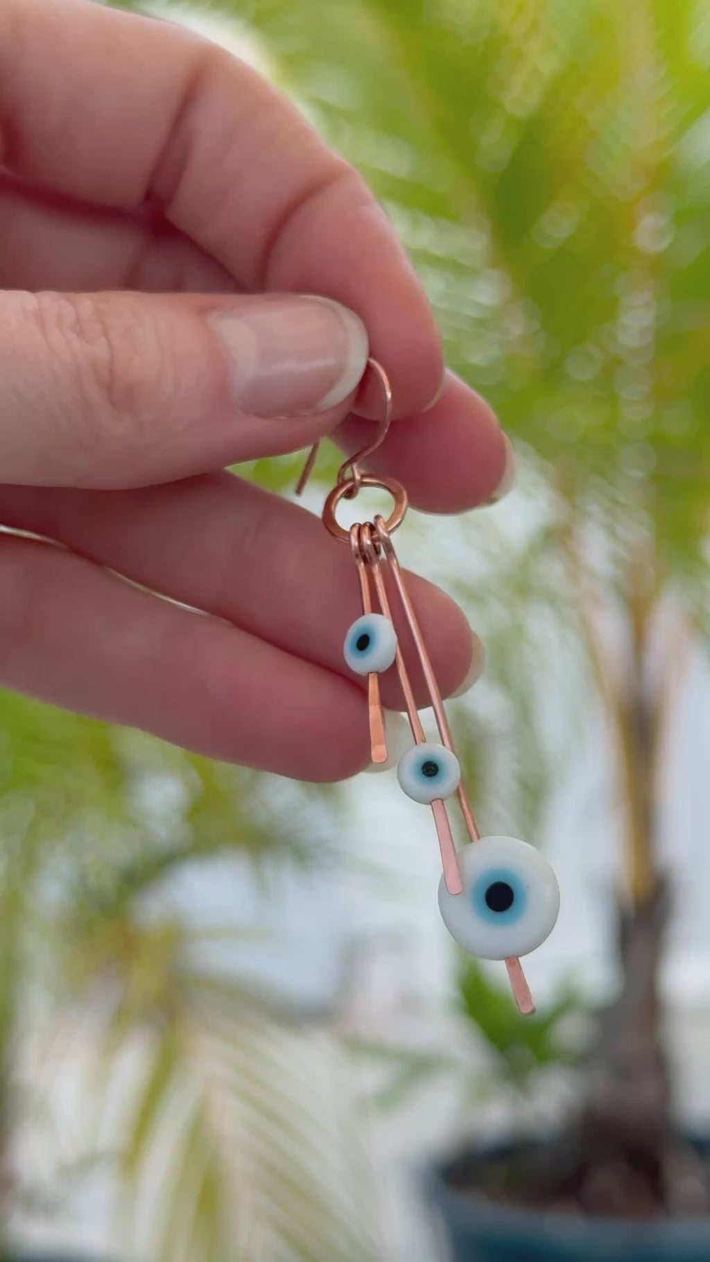 Evil Eye Trio Earrings