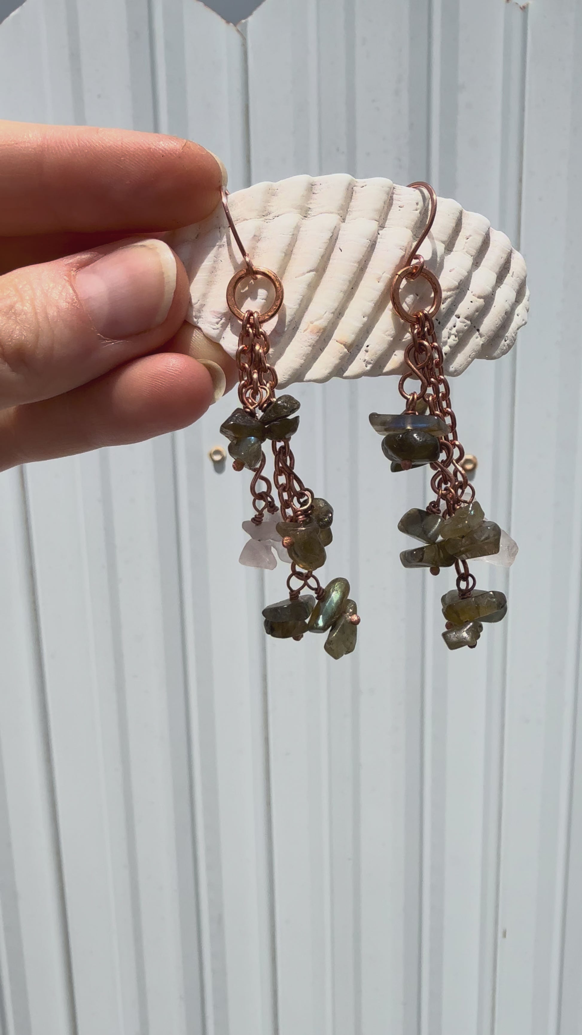 Labradorite Cluster Dangles