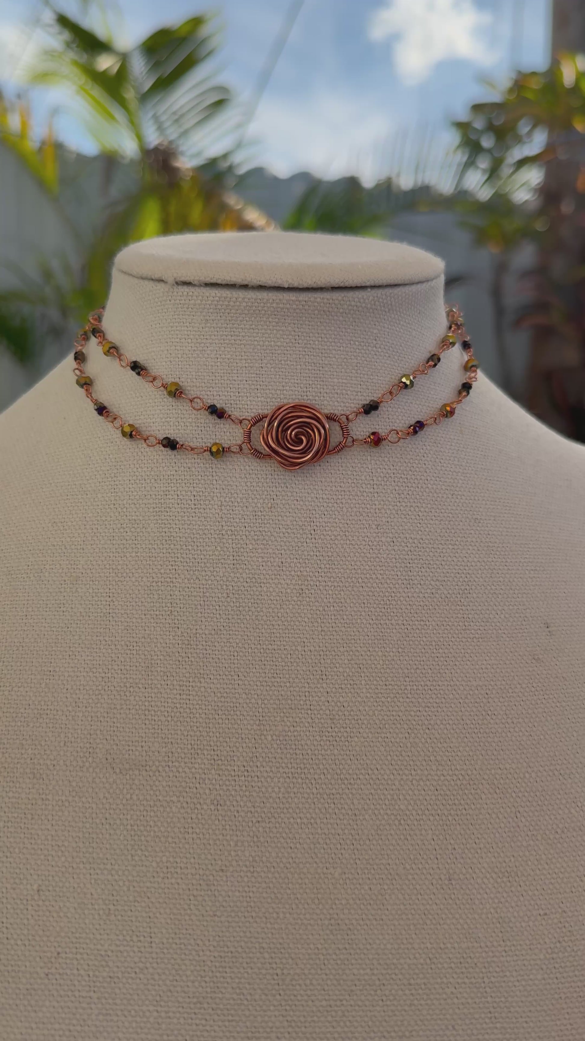 Dark Rose Choker