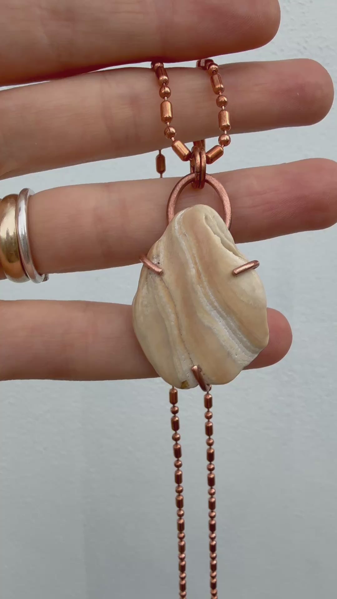 Desert Sands Shell Pendant Necklace