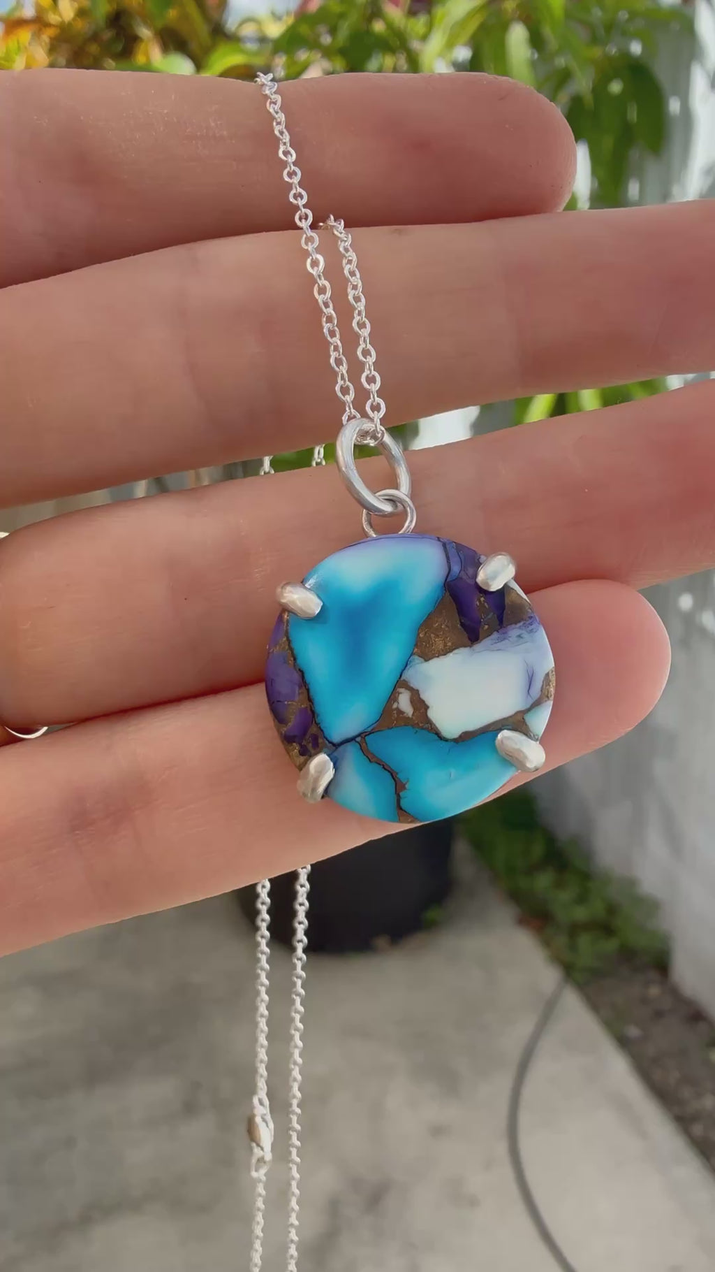 Mohave Turquoise Pendant Necklace