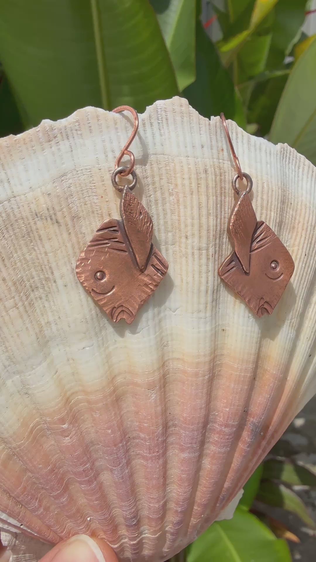 Parrotfish Dangle Earrings