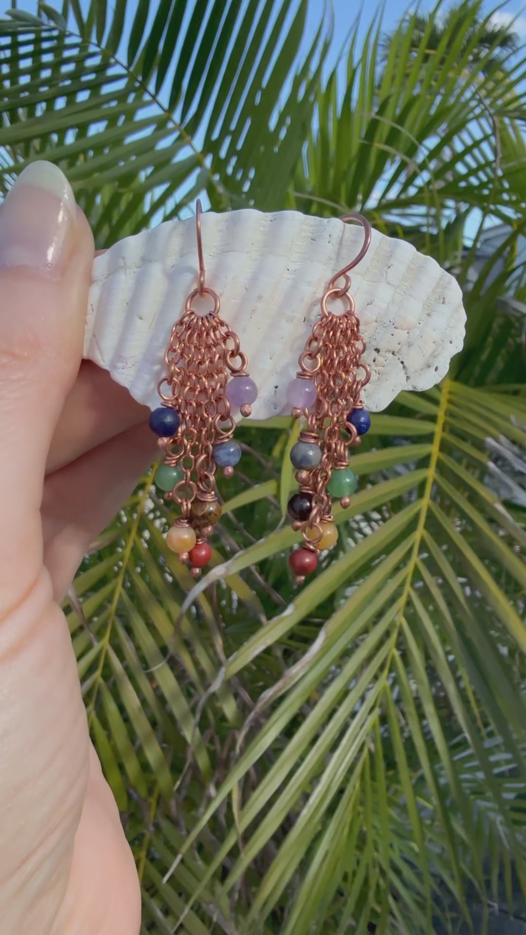 Chakra Dangle Earrings